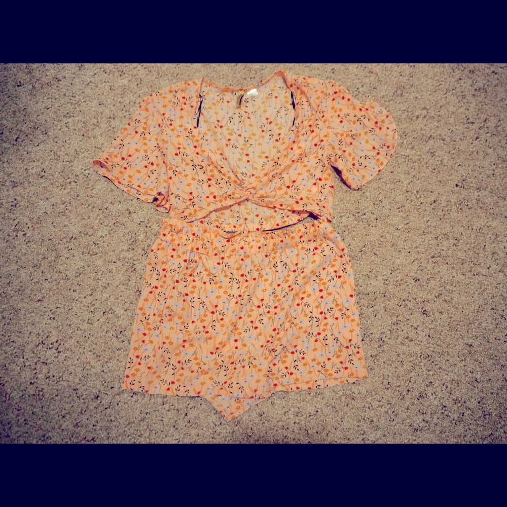 H&M floral co-ord set